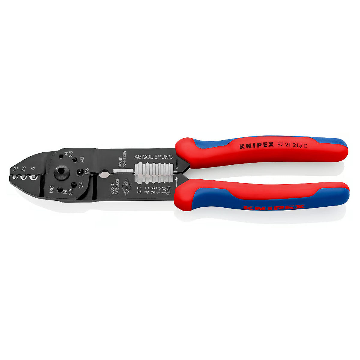 Kìm đa năng KNIPEX 97 21 215 C chiều dài 230mm, mạ đen nhám, tay cầm bọc nhựa chống trượt