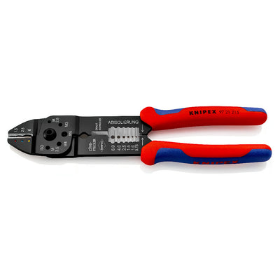 Kìm đa năng KNIPEX 97 21 215 chiều dài 230mm, mạ đen nhám, tay cầm bọc nhựa chống trượt