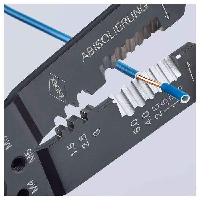 Kìm đa năng KNIPEX 97 22 240 chiều dài 240mm, mạ đen nhám, tay cầm bọc nhựa chống trượt