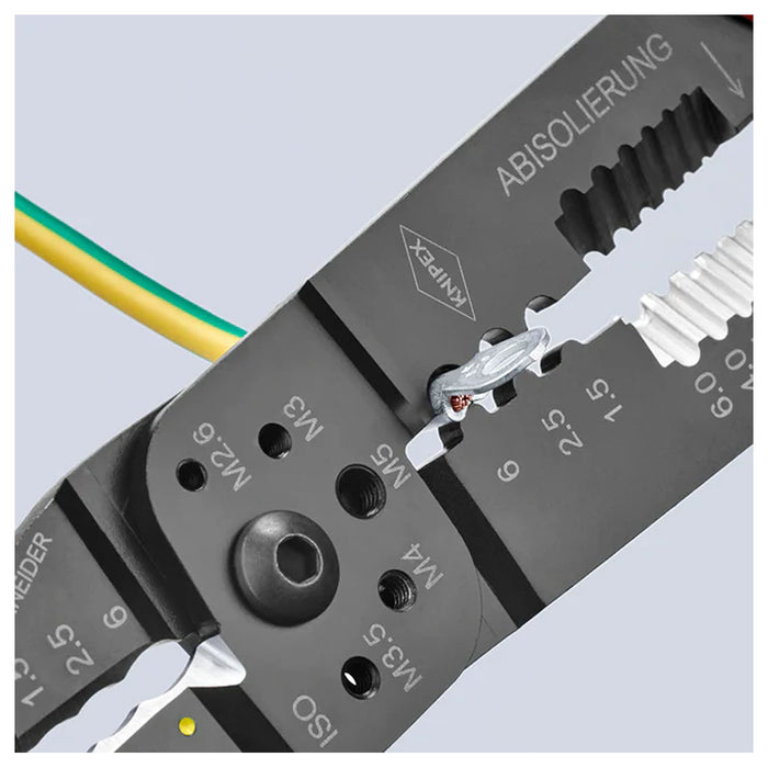 Kìm đa năng KNIPEX 97 32 240 chiều dài 240mm, mạ đen nhám, tay cầm bọc nhựa chống trượt