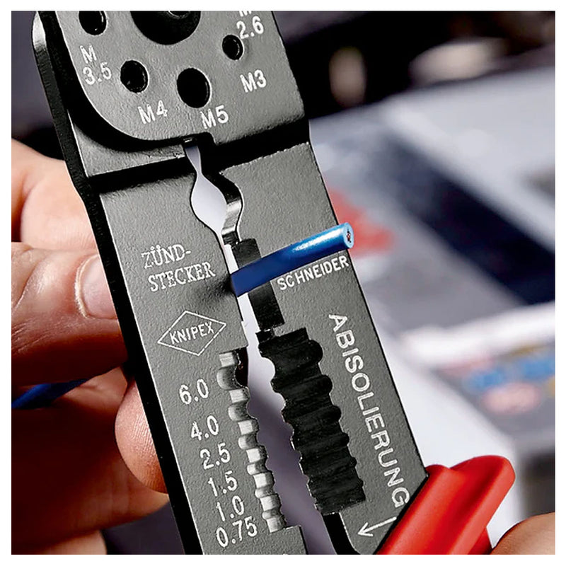 Kìm đa năng KNIPEX 97 32 240 chiều dài 240mm, mạ đen nhám, tay cầm bọc nhựa chống trượt