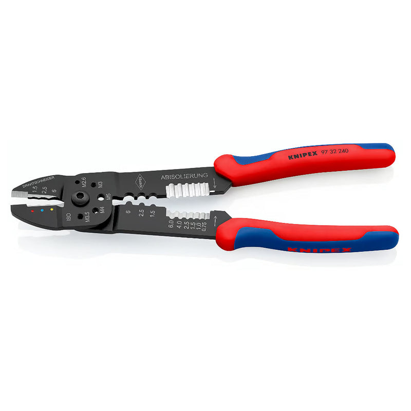 Kìm đa năng KNIPEX 97 32 240 chiều dài 240mm, mạ đen nhám, tay cầm bọc nhựa chống trượt
