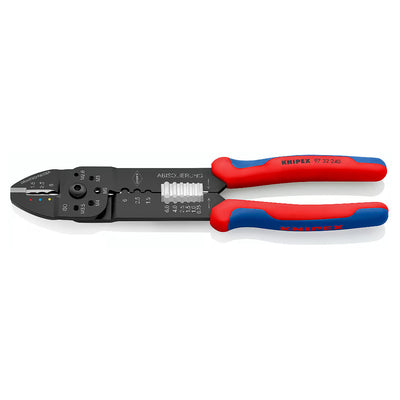 Kìm đa năng KNIPEX 97 32 240 chiều dài 240mm, mạ đen nhám, tay cầm bọc nhựa chống trượt