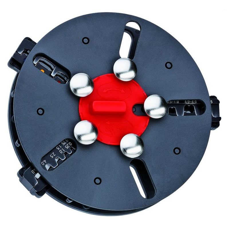 Kìm bấm cose đa năng, loại 3 ngàm bấm dòng MultiCrimp KNIPEX 97 33 01 chiều dài 250mm, khả năng bấm cose từ 0.25mm² - 6mm²