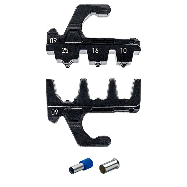 Ngàm bấm cose pin rỗng KNIPEX 97 39 09 kích thước 10mm², 16mm², 25mm² dùng cho kìm bấm cose dòng MultiCrimp 97 33 01, 97 33 02