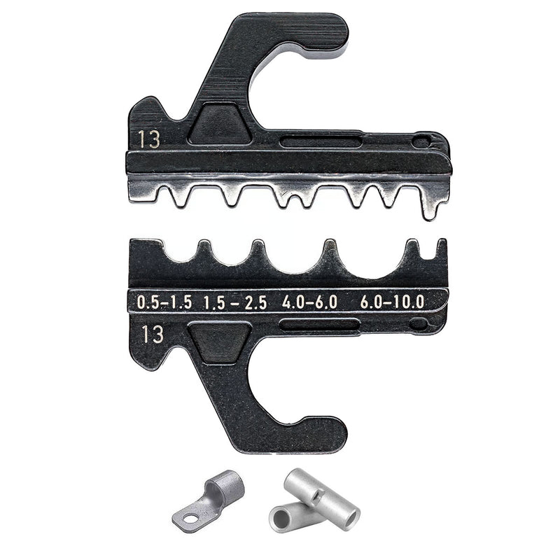 Ngàm bấm cose nối thẳng và cose tròn không cách điện KNIPEX 97 39 13 dùng cho kìm bấm cose dòng MultiCrimp 97 33 01, 97 33 02