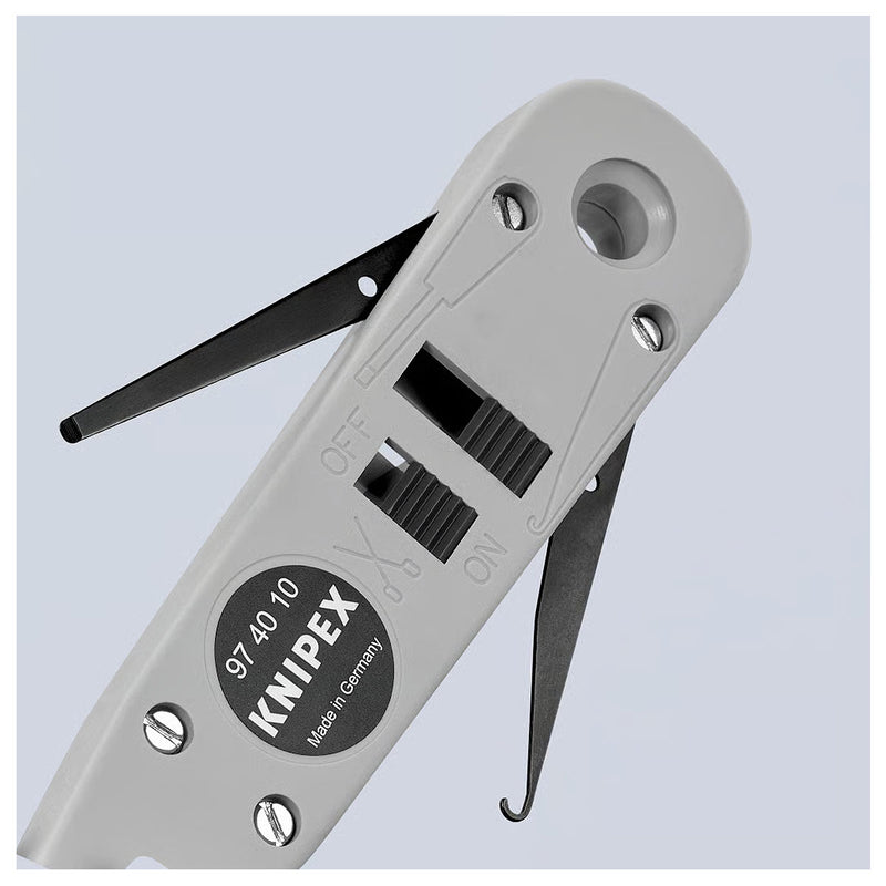 Kìm chèn dây cáp mạng KNIPEX 97 40 10 chiều dài 175mm, kích thước dây từ 0.4mm - 0.8mm
