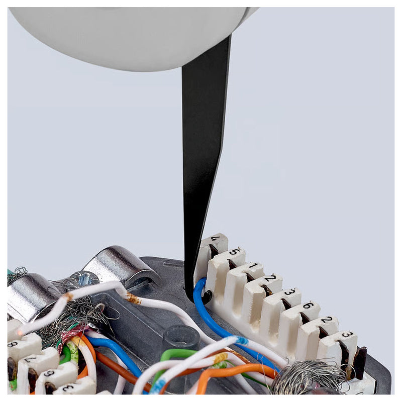 Kìm chèn dây cáp mạng KNIPEX 97 40 10 chiều dài 175mm, kích thước dây từ 0.4mm - 0.8mm