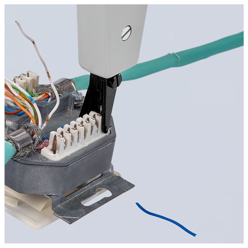 Kìm chèn dây cáp mạng KNIPEX 97 40 10 chiều dài 175mm, kích thước dây từ 0.4mm - 0.8mm