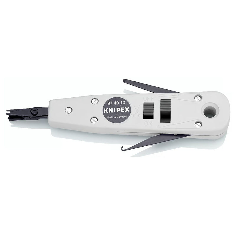 Kìm chèn dây cáp mạng KNIPEX 97 40 10 chiều dài 175mm, kích thước dây từ 0.4mm - 0.8mm