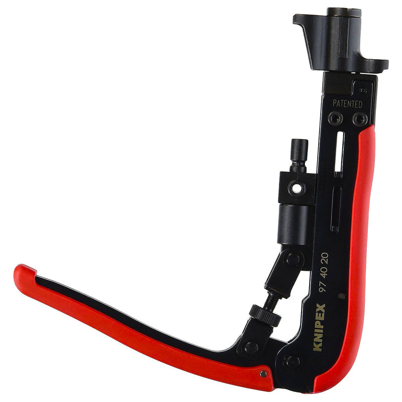 Kìm bấm cáp đồng trục F, BNC, RCA KNIPEX 97 40 20 SB chiều dài 175mm