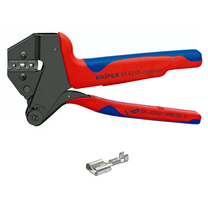 Kìm bấm cose ghim trần KNIPEX 97 43 05 chiều dài 200mm, khả năng bấm cose từ 0.5mm² - 6.0mm²