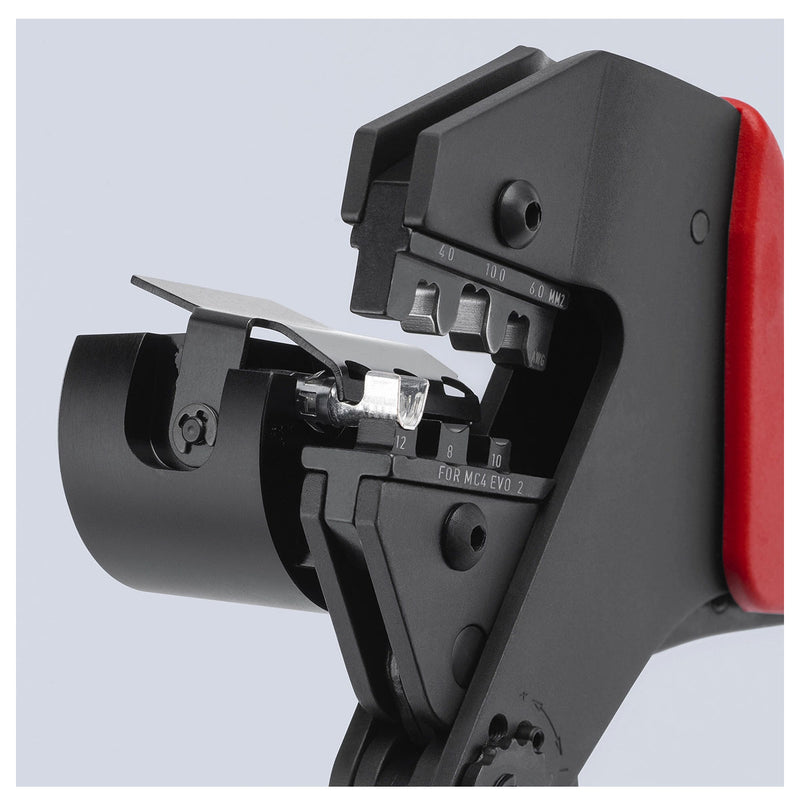 Kìm bấm cose MC4 EVO 2 KNIPEX 97 43 66 EVO chiều dài 200mm, khả năng bấm cose từ 4mm² - 10mm²