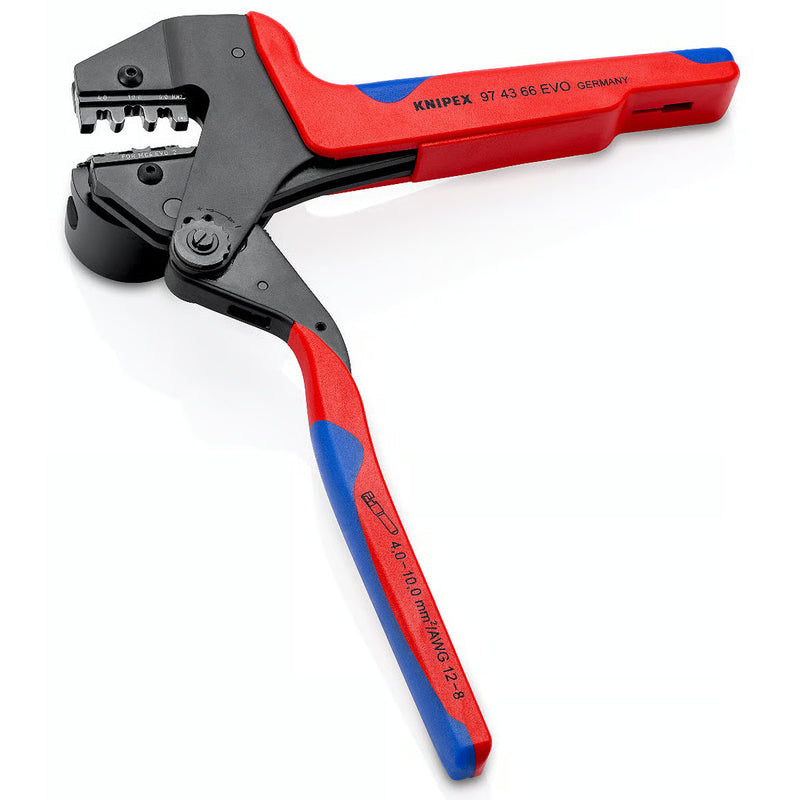 Kìm bấm cose MC4 EVO 2 KNIPEX 97 43 66 EVO chiều dài 200mm, khả năng bấm cose từ 4mm² - 10mm²