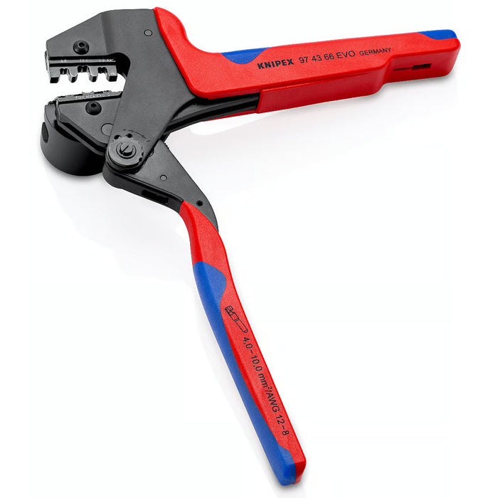 Kìm bấm cose MC4 EVO 2 KNIPEX 97 43 66 EVO chiều dài 200mm, khả năng bấm cose từ 4mm² - 10mm²