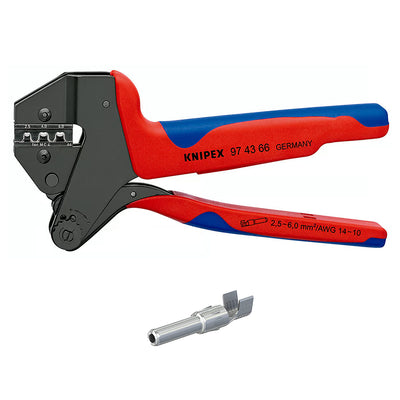 Kìm bấm cose MC4 KNIPEX 97 43 66 chiều dài 200mm, khả năng bấm cose từ 2.5mm² - 6mm²