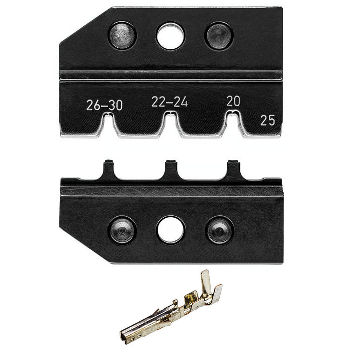 Ngàm bấm cose Micro-Fit 3.0 Molex KNIPEX 97 49 25 khả năng bấm cose từ 0.05mm² - 0.5mm² dùng cho kìm 97 43 200 / 97 43 200 A