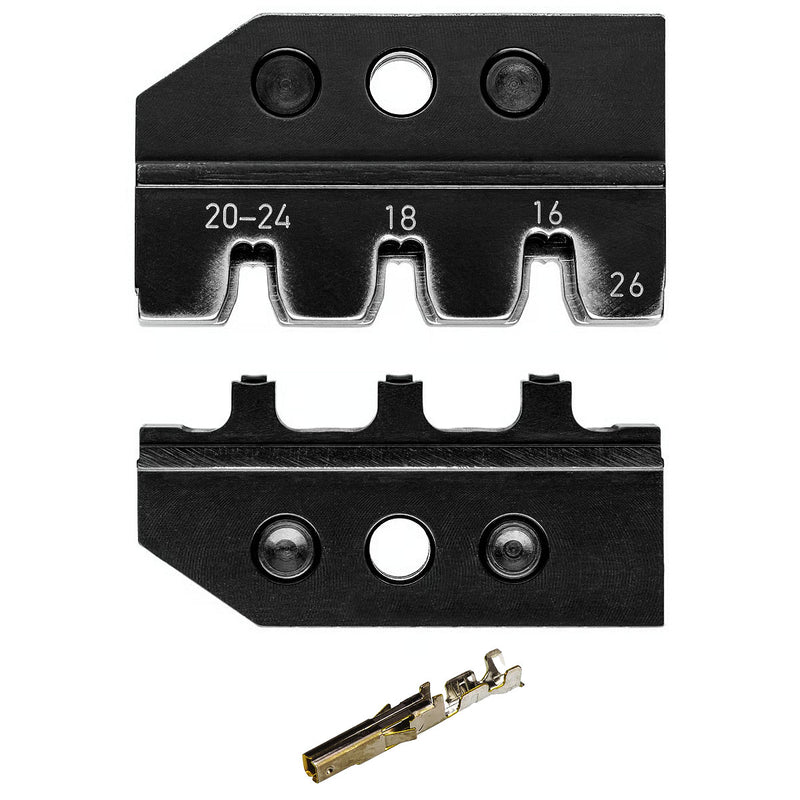 Ngàm bấm cose Mini-Fit Molex KNIPEX 97 49 26 khả năng bấm từ 0.25mm² - 1.5mm², dùng cho kìm 97 43 200 / 97 43 200 A