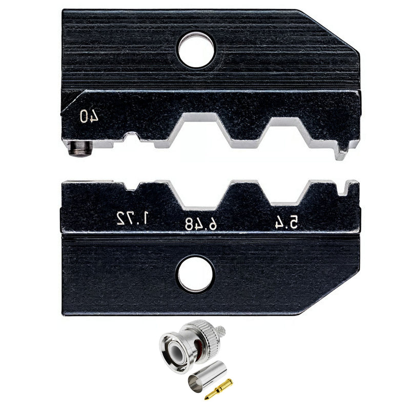 Ngàm bấm cose BNC, TNC cho cáp đồng trục KNIPEX 97 49 40 khả năng bấm cose từ 5.4mm - 1.72mm ,dùng cho kìm 97 43 200 / 97 43 200 A