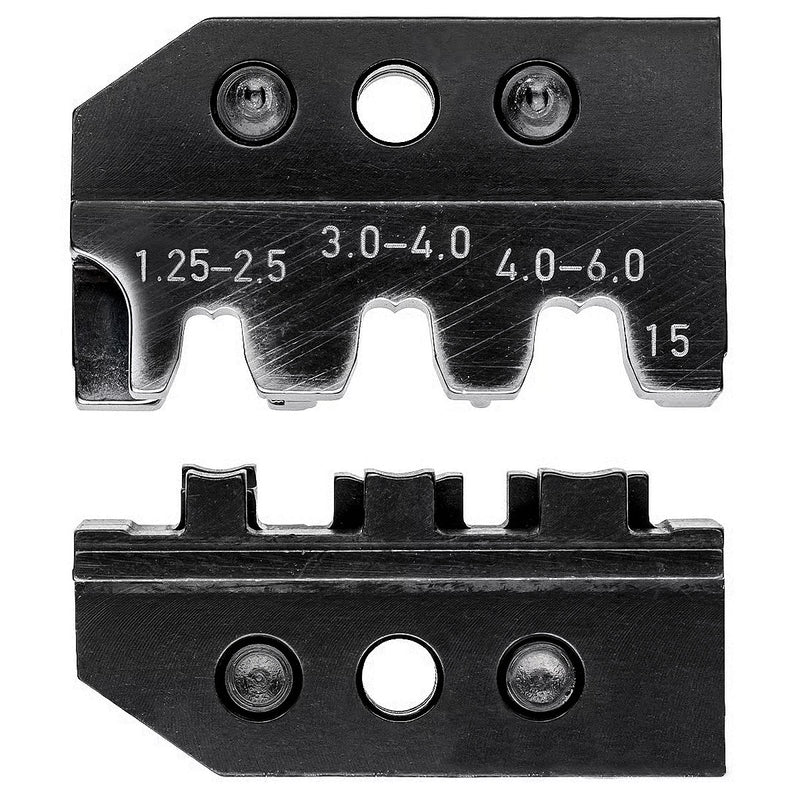 Ngàm bấm cose ghim trần theo tiêu chuẩn DIN KNIPEX khả năng bấm từ 0.1mm² - 2.5mm², dùng cho kìm 97 43 200 / 97 43 200 A