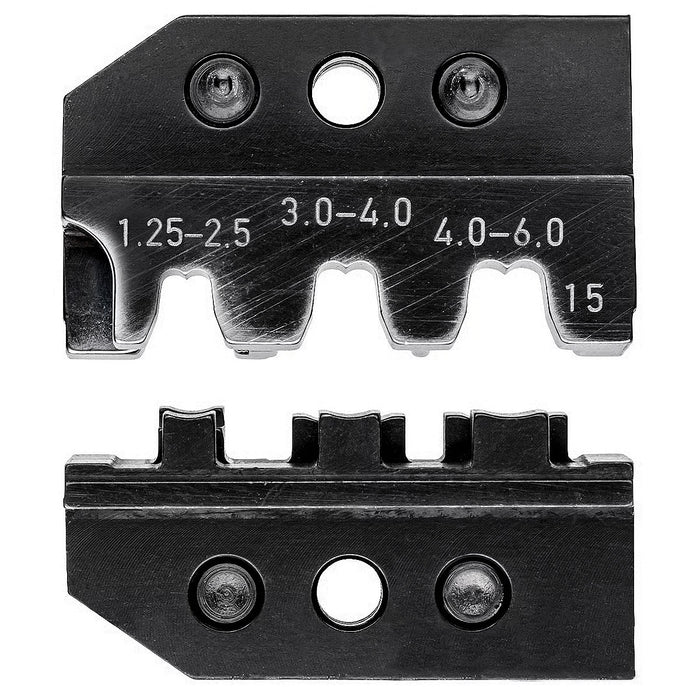 Ngàm bấm cose ghim trần theo tiêu chuẩn DIN KNIPEX khả năng bấm từ 0.1mm² - 2.5mm², dùng cho kìm 97 43 200 / 97 43 200 A