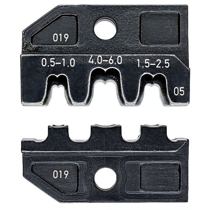 Ngàm bấm cose ghim trần theo tiêu chuẩn DIN KNIPEX khả năng bấm từ 0.1mm² - 2.5mm², dùng cho kìm 97 43 200 / 97 43 200 A