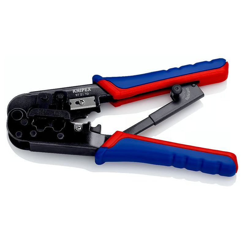 Kìm bấm cose cáp mạng KNIPEX 97 51 10 chiều dài 190mm, cho cose RJ11/12, RJ45