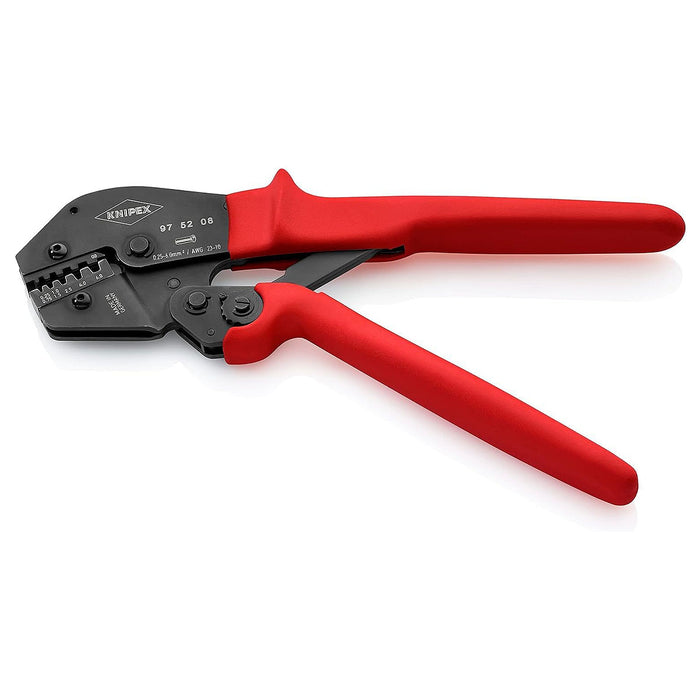 Kìm bấm cose pin rỗng KNIPEX 97 52 08 chiều dài 250mm, khả năng bấm cose từ 0.25mm² - 6mm²