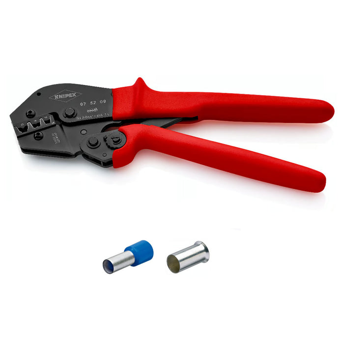 Kìm bấm cose pin rỗng KNIPEX 97 52 09 chiều dài 250mm, khả năng bấm cose từ 10mm² - 25mm²