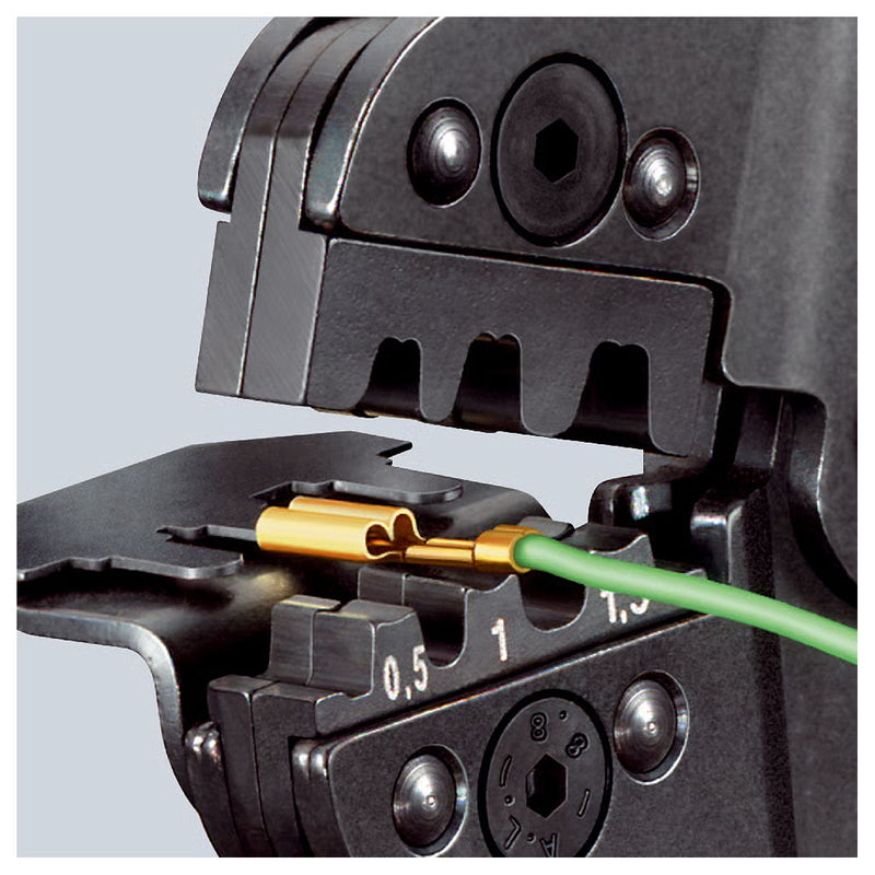 Kìm bấm cose ghim trần KNIPEX 97 52 14 chiều dài 195mm, khả năng bấm cose từ 0.1mm² - 1.5mm²