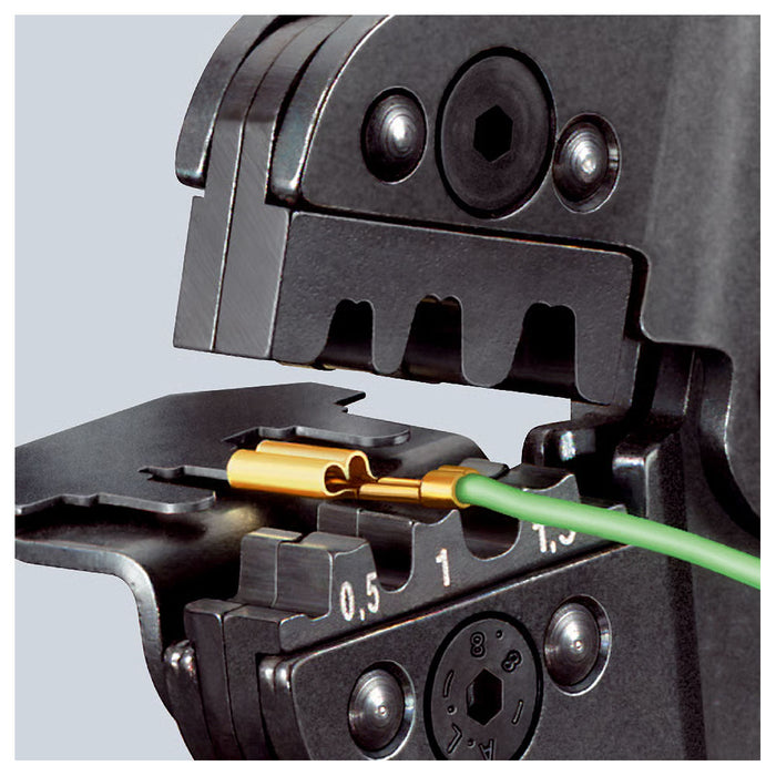 Kìm bấm cose ghim trần KNIPEX 97 52 14 chiều dài 195mm, khả năng bấm cose từ 0.1mm² - 1.5mm²