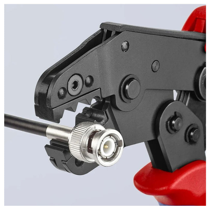 Kìm bấm cose BNC, TNC cho cáp đồng trục KNIPEX 97 52 20 chiều dài 195mm