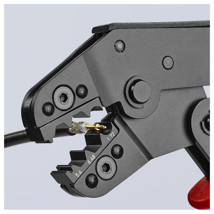 Kìm bấm cose BNC, TNC cho cáp đồng trục KNIPEX 97 52 20 chiều dài 195mm