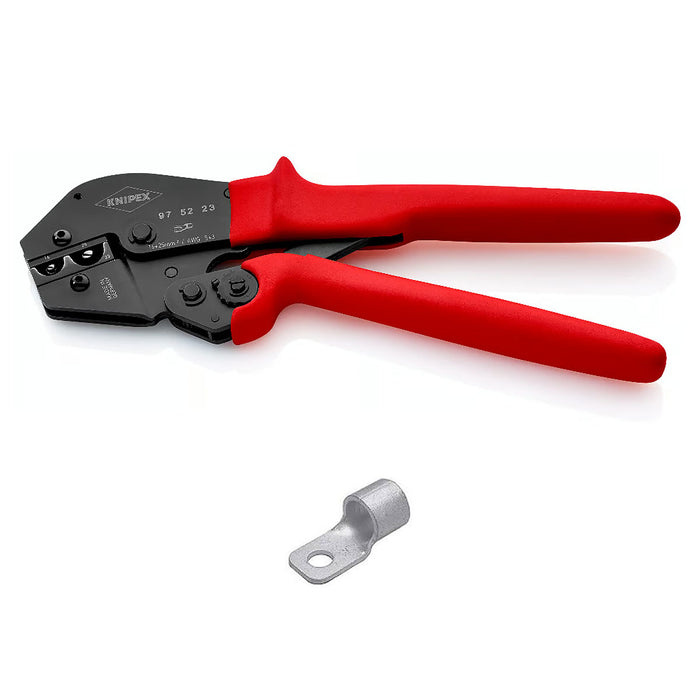 Kìm bấm cose tròn KNIPEX 97 52 23 chiều dài 250mm, khả năng bấm cose 16mm², 25mm²