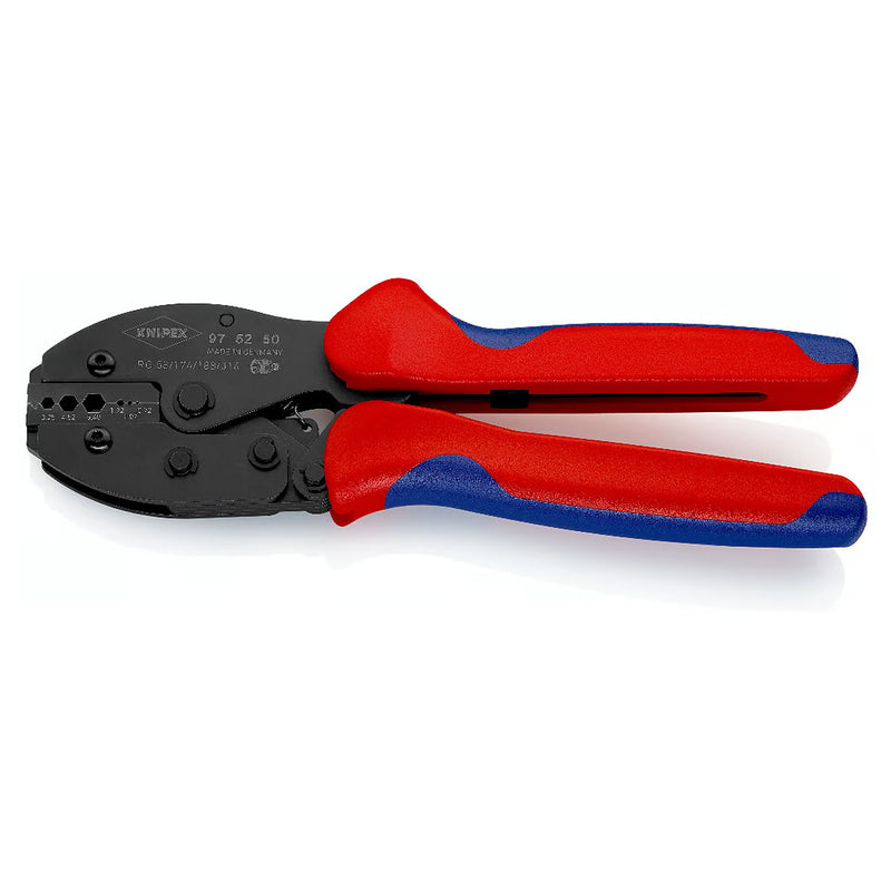 Kìm bấm cose BNC, TNC cho cáp đồng trục dòng PreciForce KNIPEX 97 52 50 chiều dài 220mm