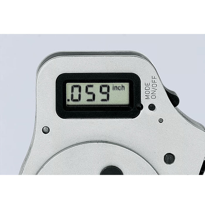 Kìm bấm cose Turned Contacts, có màn hình kỹ thuật số KNIPEX 97 52 63 DG chiều dài 195mm, khả năng bấm cose từ 0.08mm² - 2.5mm²