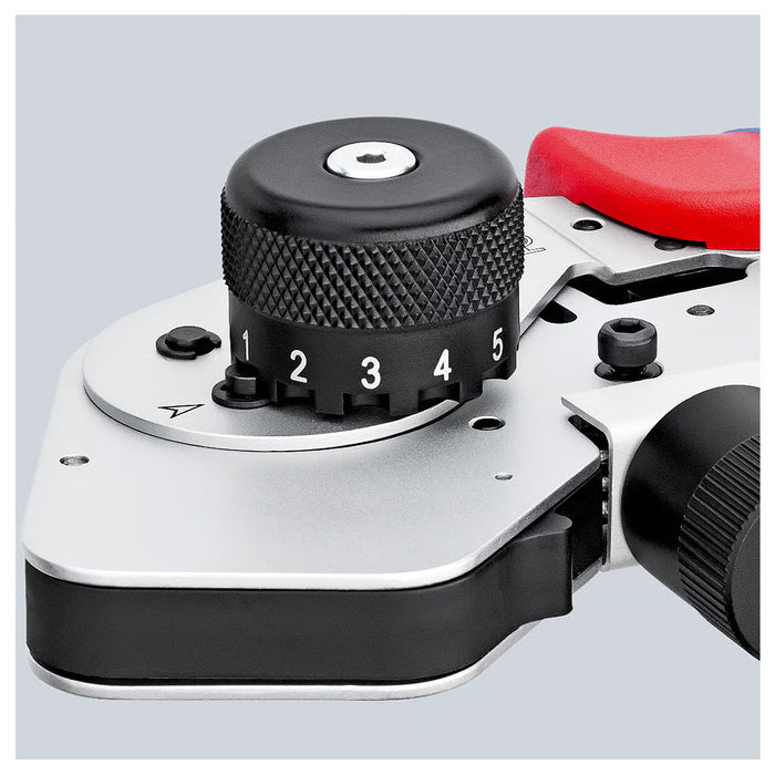 Kìm bấm cose Turned Contacts KNIPEX 97 52 63 chiều dài 180mm, khả năng bấm cose từ 0.08mm² - 2.5mm²