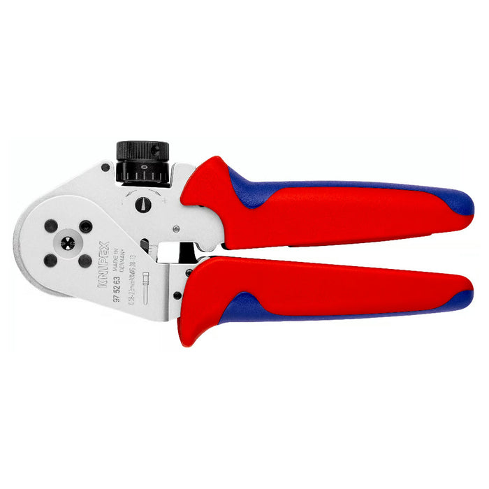 Kìm bấm cose Turned Contacts KNIPEX 97 52 63 chiều dài 180mm, khả năng bấm cose từ 0.08mm² - 2.5mm²