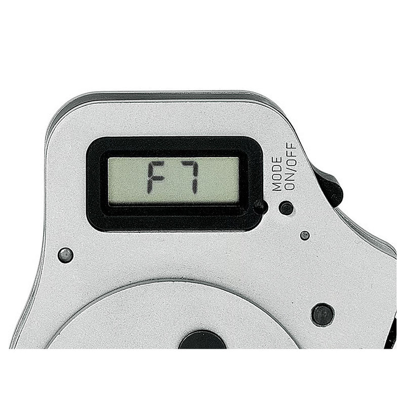 Kìm bấm cose Turned Contacts, có màn hình kỹ thuật số KNIPEX 97 52 65 DG chiều dài 250mm, khả năng bấm cose từ 0.14mm² - 6mm²