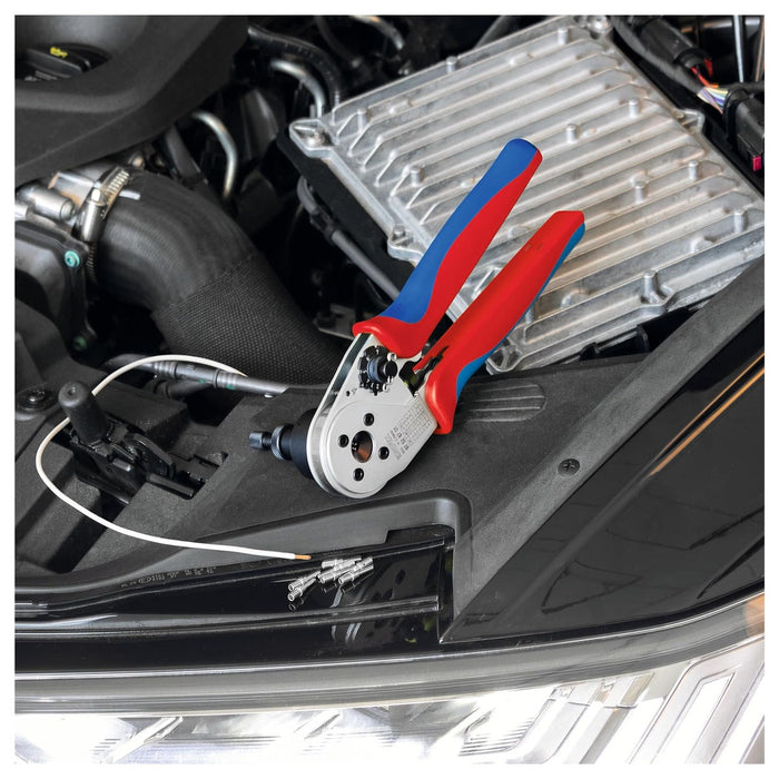 Kìm bấm cose DT, DTM, DTP KNIPEX 97 52 67 DT chiều dài 230mm, khả năng bấm cose từ 0.35mm2 - 3mm2