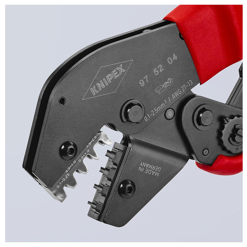 Kìm bấm cose ghim trần KNIPEX chiều dài 250mm, khả năng bấm cose từ 0.1mm² - 6mm²