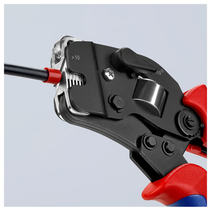 Kìm bấm cose pin rỗng KNIPEX 97 53 09 chiều dài 190mm, khả năng bấm cose từ 0.08mm² - 10/16mm²