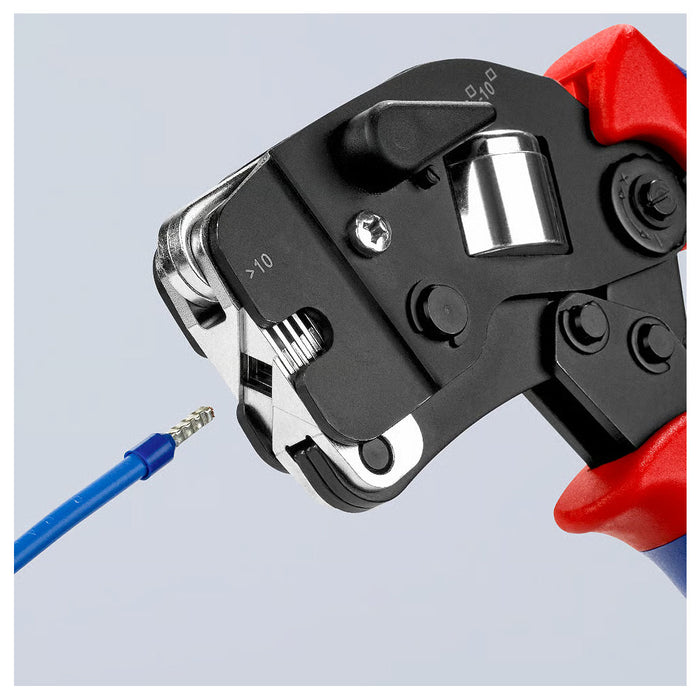 Kìm bấm cose pin rỗng KNIPEX 97 53 09 chiều dài 190mm, khả năng bấm cose từ 0.08mm² - 10/16mm²