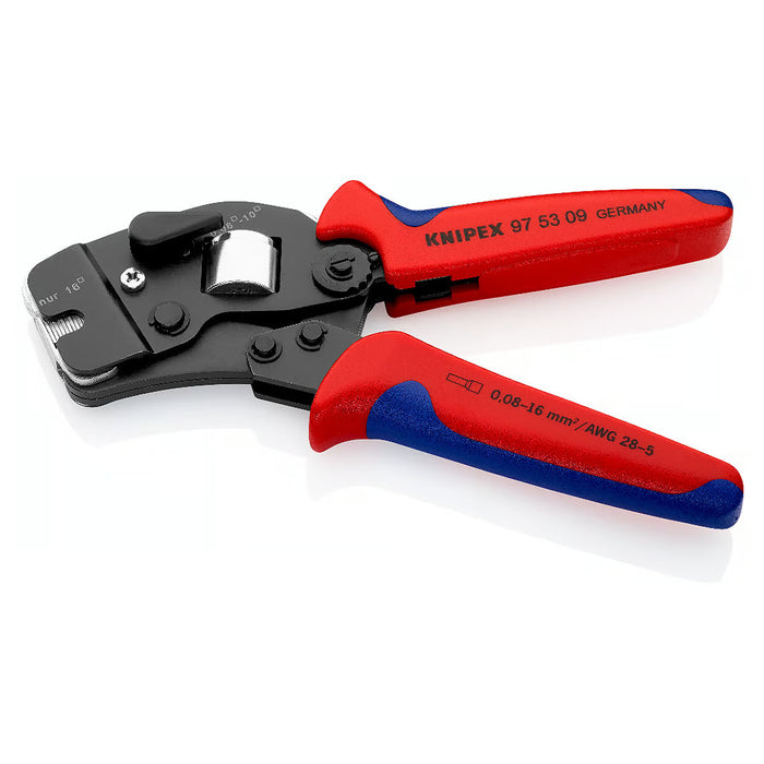 Kìm bấm cose pin rỗng KNIPEX 97 53 09 chiều dài 190mm, khả năng bấm cose từ 0.08mm² - 10/16mm²
