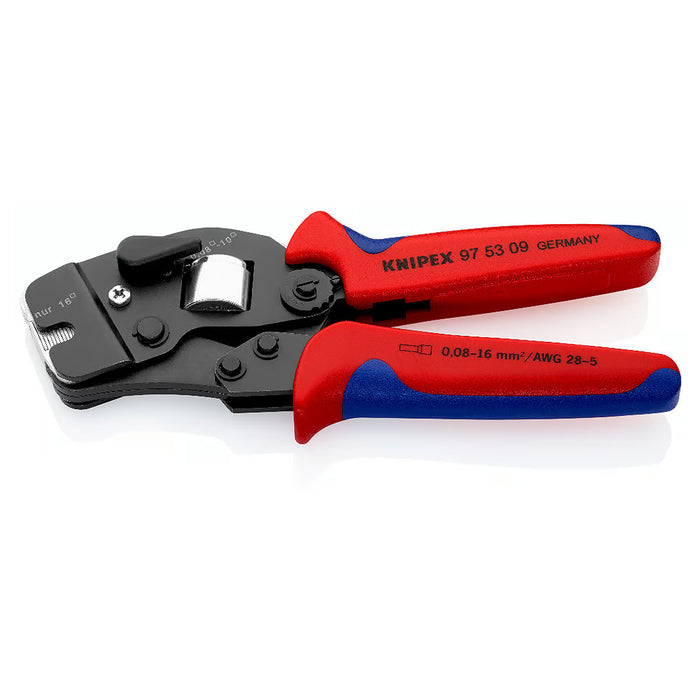 Kìm bấm cose pin rỗng KNIPEX 97 53 09 chiều dài 190mm, khả năng bấm cose từ 0.08mm² - 10/16mm²