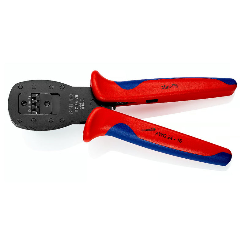 Kìm bấm cose Mini-Fit Molex KNIPEX 97 54 26 chiều dài 190mm, khả năng bấm cose từ 0.2mm² - 10mm²