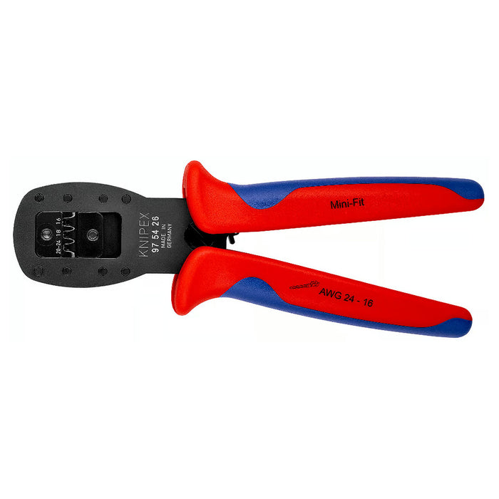 Kìm bấm cose Mini-Fit Molex KNIPEX 97 54 26 chiều dài 190mm, khả năng bấm cose từ 0.2mm² - 10mm²