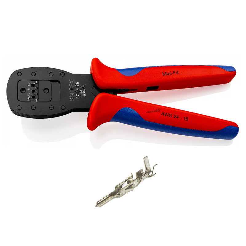 Kìm bấm cose Mini-Fit Molex KNIPEX 97 54 26 chiều dài 190mm, khả năng bấm cose từ 0.2mm² - 10mm²