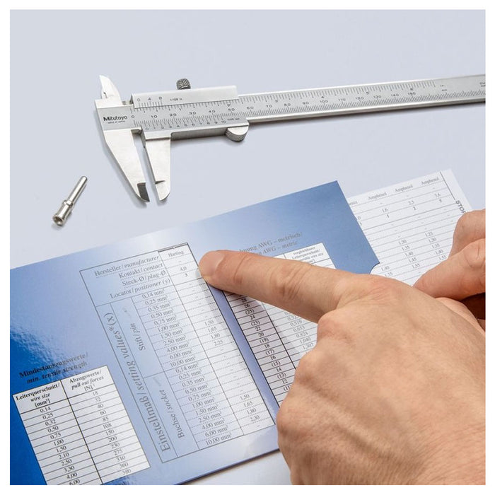 Thiết bị hỗ trợ định vị, cố định tiếp điểm bấm cose KNIPEX 97 59 65 2 dùng cho kìm 97 52 65 / 97 52 65 A / 97 52 65 DG / 97 52 65 DG A