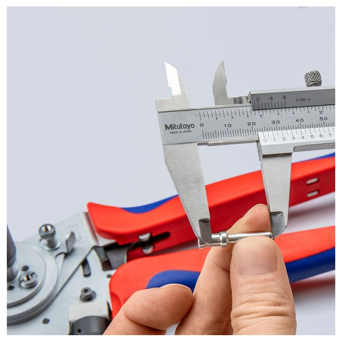 Thiết bị hỗ trợ định vị, cố định tiếp điểm bấm cose KNIPEX 97 59 65 2 dùng cho kìm 97 52 65 / 97 52 65 A / 97 52 65 DG / 97 52 65 DG A